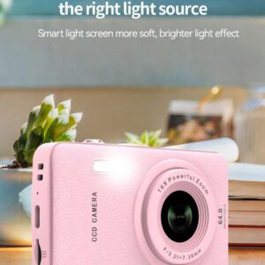 Mini caméra numérique haute définition pour étudiants, prise de photos, enregistrement vidéo, lecteur de musique MP3, carte mémoire remplaçable. Convient pour enregistrer la vie et les voyages, VLOG