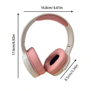 Écouteurs sans fil, Gerry 5.3 Bluetooth, longue durée de vie de la batterie, compatible avec ordinateur/iPad/smartphone, casque sans fil pour la musique/le jeu