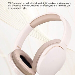 Écouteurs sans fil, Gerry 5.3 Bluetooth, longue durée de vie de la batterie, compatible avec ordinateur/iPad/smartphone, casque sans fil pour la musique/le jeu