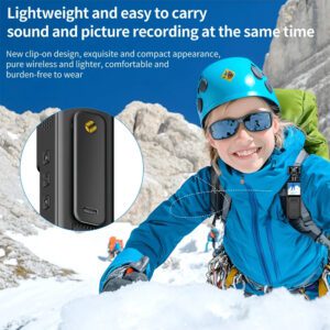 NOUVEAU Mini caméra d'action 4K Ultra HD 180 degrés rotative Vlog Wifi Caméra sport Étui étanche Casque Voyage Vélo Enregistreur conducteur