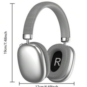 Écouteurs sans fil supra-auriculaires avec batterie 350 mAh, basses puissantes, réglables pour toutes les tailles de tête, autonomie musicale toute la journée
