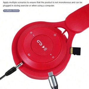Casque Sans Fil Avec Puce Qualcomm, Style D'oreille De Chat Ou De Lapin Lumineux, Protection Auditive, Convient Pour Le Jeu Et L'écoute De Musique