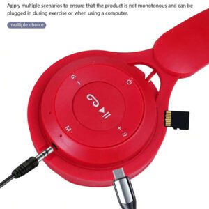 Casque Sans Fil Avec Puce Qualcomm, Style D'oreille De Chat Ou De Lapin Lumineux, Protection Auditive, Convient Pour Le Jeu Et L'écoute De Musique