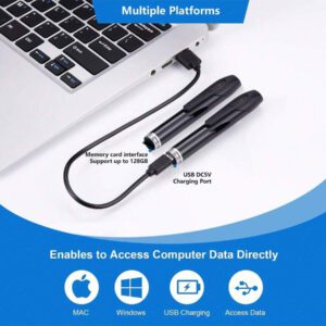 Mini caméra de poche 1080p avec caméra Go Pen, enregistrement vidéo et capture photo avec détection de mouvement pour réunions d'affaires (carte de 16 Go)
