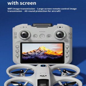 CASRRA Le drone télécommandé GT3MAX avec caméra est doté d'une caméra haute définition et d'un décollage et atterrissage en un clic. Il convient aux jeux d'intérieur et d'extérieur, c'est un drone pour filmer des vidéos et enregistrer la vie. Avec un moteur sans balais et un flux optique pour une suspension facile à utiliser pour les débutants. Il est livré avec un sac de rangement, une hélice de rechange, et fait un merveilleux cadeau pour un anniversaire, Halloween ou Noël.