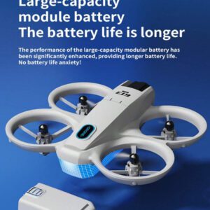 CASRRA Le drone télécommandé GT3MAX avec caméra est doté d'une caméra haute définition et d'un décollage et atterrissage en un clic. Il convient aux jeux d'intérieur et d'extérieur, c'est un drone pour filmer des vidéos et enregistrer la vie. Avec un moteur sans balais et un flux optique pour une suspension facile à utiliser pour les débutants. Il est livré avec un sac de rangement, une hélice de rechange, et fait un merveilleux cadeau pour un anniversaire, Halloween ou Noël.