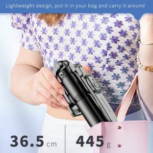 TOKQI 2 m / 79 pouces Tige en alliage d'aluminium extra longue - Bâton à selfie trépied 360° équilibré et stable. Support de trépied multifonction extensible et télescopique compatible avec iPhone et Android, avec télécommande sans fil pour selfies, enregistrement vidéo, vlog, streaming en direct, C08