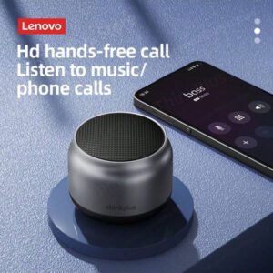Lenovo Haut-parleur Bluetooth sans fil portable Hifi K30, étanche, USB, enceinte extérieure, musique Surround, caisson de basses, micro, emballage en chinois