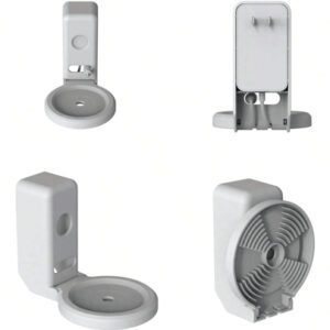 Support mural pour Dot 4e et 5e génération, un accessoire gain de place avec gestion des câbles pour vos enceintes intelligentes Echo Smart Home, cache les fils désordonnés