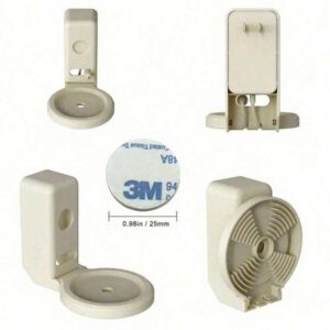 Support mural pour Dot 4e et 5e génération, un accessoire gain de place avec gestion des câbles pour vos enceintes intelligentes Echo Smart Home, cache les fils désordonnés