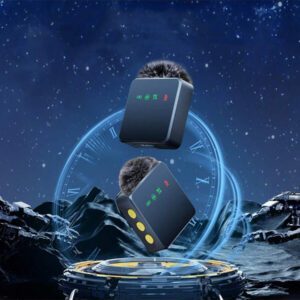 HITOZON Microphone sans fil professionnel pour smartphone, microphone sans fil plug-and-play avec 4 pièces, micro cravate pour l'enregistrement vidéo, l'enseignement, les interviews, les podcasts, les conférences, les vlogs, l'enregistrement, la diffusion en direct