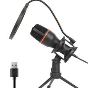 Microphone à condensateur de jeu esport avec prise USB