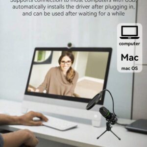 Microphone à condensateur de jeu esport avec prise USB