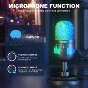 RODD RODD AK-1i, microphone RVB pour ordinateur, doublage, diffusion en direct et jeux