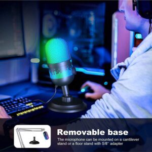 RODD RODD AK-1i, microphone RVB pour ordinateur, doublage, diffusion en direct et jeux