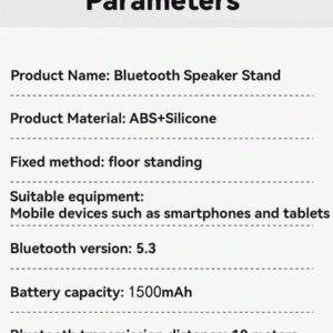 Support pliable réglable à 360° pour téléphone/tablette + Power Bank + Haut-parleur Bluetooth multifonction avec éclairage d'ambiance - un accessoire indispensable pour les personnes paresseuses