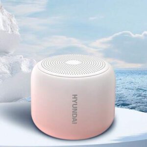 HYUNDAI Enceinte Bluetooth mini HYUNDAI HY-X6, son stéréo haute qualité HIFI, longue durée de vie de la batterie, enceinte sans fil portable et étanche pour l'extérieur, convient pour les smartphones, ordinateurs portables et tablettes
