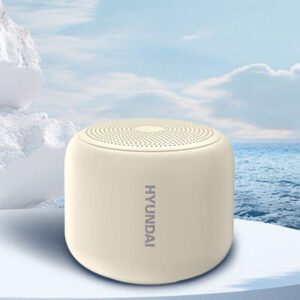 HYUNDAI Enceinte Bluetooth mini HYUNDAI HY-X6, son stéréo haute qualité HIFI, longue durée de vie de la batterie, enceinte sans fil portable et étanche pour l'extérieur, convient pour les smartphones, ordinateurs portables et tablettes