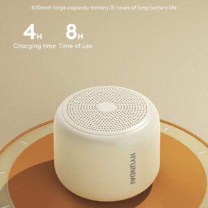 HYUNDAI Enceinte Bluetooth mini HYUNDAI HY-X6, son stéréo haute qualité HIFI, longue durée de vie de la batterie, enceinte sans fil portable et étanche pour l'extérieur, convient pour les smartphones, ordinateurs portables et tablettes