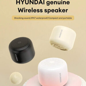 HYUNDAI Enceinte Bluetooth mini HYUNDAI HY-X6, son stéréo haute qualité HIFI, longue durée de vie de la batterie, enceinte sans fil portable et étanche pour l'extérieur, convient pour les smartphones, ordinateurs portables et tablettes