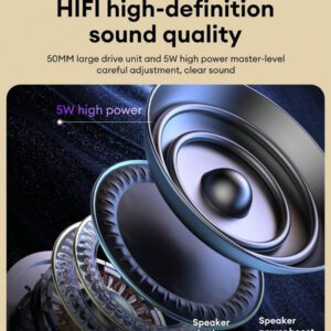 HYUNDAI Enceinte Bluetooth mini HYUNDAI HY-X6, son stéréo haute qualité HIFI, longue durée de vie de la batterie, enceinte sans fil portable et étanche pour l'extérieur, convient pour les smartphones, ordinateurs portables et tablettes