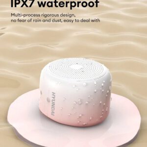 HYUNDAI Enceinte Bluetooth mini HYUNDAI HY-X6, son stéréo haute qualité HIFI, longue durée de vie de la batterie, enceinte sans fil portable et étanche pour l'extérieur, convient pour les smartphones, ordinateurs portables et tablettes