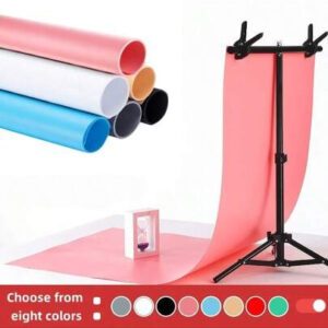 4 pièces Panneaux de fond de couleur unie mate en PVC, idéaux pour les petits produits, les cosmétiques, les aliments et la prise de vue en portrait