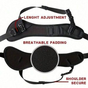 Sangle d'épaule réglable professionnelle rapide pour appareil photo, 40 cm, compatible avec les appareils photo Canon, Nikon, DSLR et SLR, accessoires pour photographes