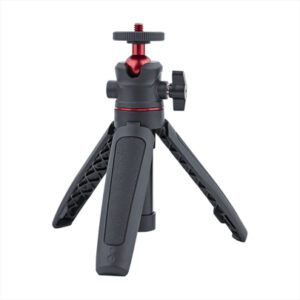 Mini trépied rotatif à 360 degrés, portable, pour micro-caméra SLR, Gopro Vlog, téléphone portable, DJI Action, Insta360X3, noir