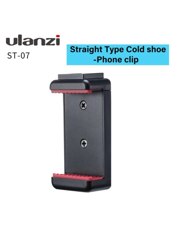 Ensemble trÃ©pied vlog pour tÃ©lÃ©phone DSLR SLR Ulanzi MT-08 KIT avec support de montage de chaussure froide pour tÃ©lÃ©phone pour microphone LED lumiÃ¨re mini trÃ©pied compatible avec l'iPhone 13 â€“ Image 6