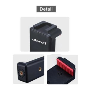 Ensemble trépied vlog pour téléphone DSLR SLR Ulanzi MT-08 KIT avec support de montage de chaussure froide pour téléphone pour microphone LED lumière mini trépied compatible avec l'iPhone 13