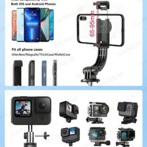 AXNEN 67" Perche Selfie Bluetooth Trépied Détachable Télécommande, Trépied Téléphone Portable Extensible et Support 3 en 1, Pour la Diffusion en Direct et la Photographie, Compatible avec 16/15/14 Pro Max/14 Pro/14/14 Plus/13 Pro Max/13 Pro, Galaxy S22