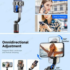 AXNEN 67" Perche Selfie Bluetooth Trépied Détachable Télécommande, Trépied Téléphone Portable Extensible et Support 3 en 1, Pour la Diffusion en Direct et la Photographie, Compatible avec 16/15/14 Pro Max/14 Pro/14/14 Plus/13 Pro Max/13 Pro, Galaxy S22