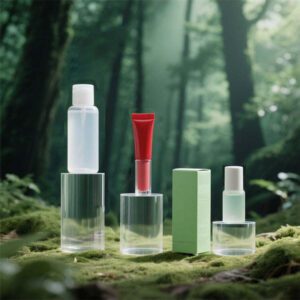 3 pièces Supports de photographie en acrylique pour la mise en scène. Blocs de fond plat pour mariage. Bloc de timbre clair pour l'affichage, l'art des ongles, les bijoux et la photographie de fond