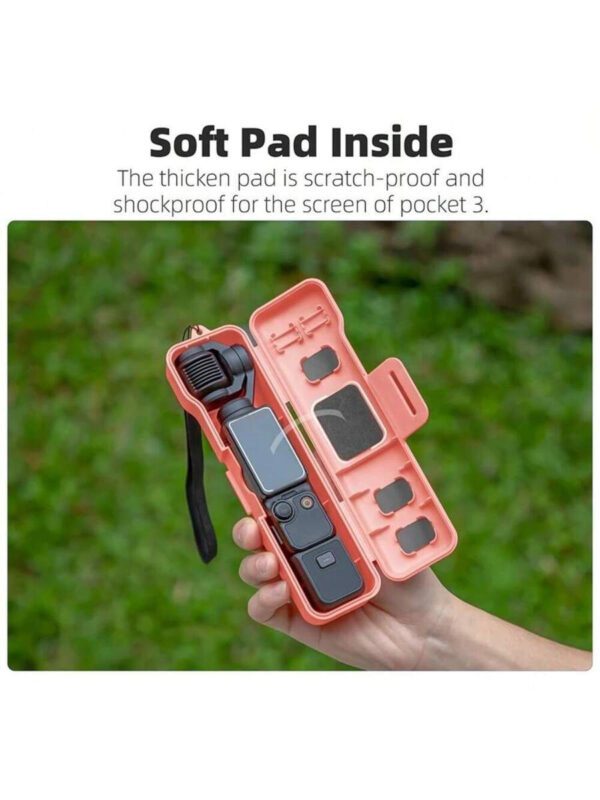 Ã‰tui de protection pour Osmo Pocket 3, couvercle anti-poussiÃ¨re pour l'objectif de la camÃ©ra, sac de rangement compact avec sangle, accessoires â€“ Image 2