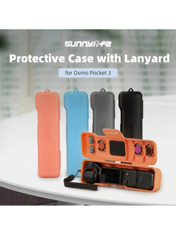 Ã‰tui de protection pour Osmo Pocket 3, couvercle anti-poussiÃ¨re pour l'objectif de la camÃ©ra, sac de rangement compact avec sangle, accessoires â€“ Image 12