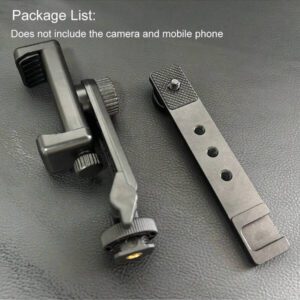 Adaptateur de trépied de support de téléphone portable avec trou de filetage 1/4" pour accessoire Osmo Pocket 3