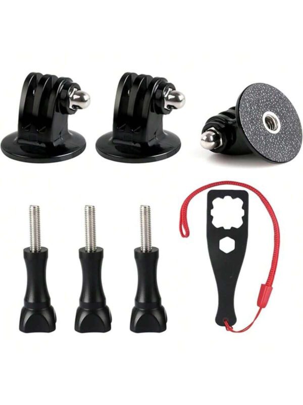 Adaptateur de montage sur trÃ©pied pour GoPro Hero 13, Hero 12, Hero 11, Hero 10, Hero 9, Hero 8, Hero 7, Hero 6, Hero 5, Hero Session, Hero 4, Hero 3+, Hero 3, Hero 2, DJ Osmo, Insta 360, Akaso et camÃ©ras d'action SJCam â€“ Image 2