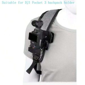 Support de clip pour sac à dos adapté pour DJI Osmo Pocket 3, accessoires de perspective de première personne montés sur sac à dos pour DJI Osmo Pocket 3, avec adaptateur d'extension