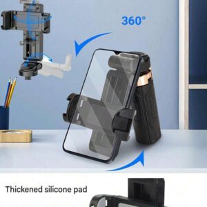 Mini trépied de poche flexible en aluminium avec rotation à 360°, bâton à selfie 3 en 1. Support de téléphone portable extensible avec bouton-poussoir, télécommande amovible. Taille de poche, équipement de photographie de voyage ultime