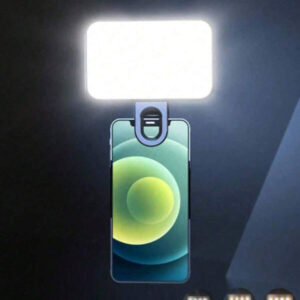 1 pièce Lampe d'appoint LED pour selfie, mini lampe d'appoint portable à clip, lampe d'appoint LED pour selfie, pour téléphones portables et ordinateurs, maquillage, conférences Zoom, diffusion en direct, Vlog, selfies parfaits et appels vidéo 250mAh