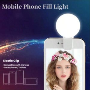 1 pièce Lampe d'appoint LED pour selfie, mini lampe d'appoint portable à clip, lampe d'appoint LED pour selfie, pour téléphones portables et ordinateurs, maquillage, conférences Zoom, diffusion en direct, Vlog, selfies parfaits et appels vidéo 250mAh