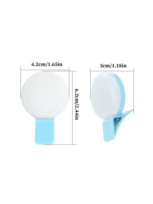 1 piÃ¨ce Lampe d'appoint LED pour selfie, mini lampe d'appoint portable Ã  clip, lampe d'appoint LED pour selfie, pour tÃ©lÃ©phones portables et ordinateurs, maquillage, confÃ©rences Zoom, diffusion en direct, Vlog, selfies parfaits et appels vidÃ©o 250mAh â€“ Image 19
