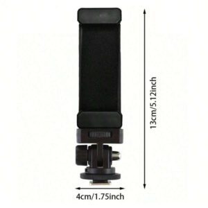 Clip de support multifonctionnel pour téléphone portable sur griffe flash, convient aux appareils photo hybrides et reflex numériques
