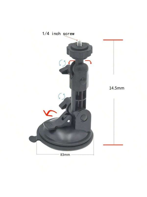Support à ventouse Osmo Pocket 3, kit de support pour pare-brise et tableau de bord de voiture avec adaptateur d'extension pour caméra Osmo Pocket 3 – Image 5