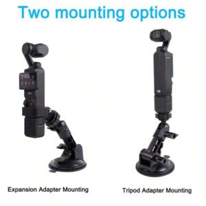 Support à ventouse Osmo Pocket 3, kit de support pour pare-brise et tableau de bord de voiture avec adaptateur d'extension pour caméra Osmo Pocket 3