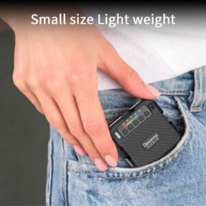 desiontal Desiontal IReal X1 Lampe vidéo portable de remplissage pour téléphone, pour prise de vue extérieure. 9 effets d'éclairage, port 1/4 en bas, 3 bottes peuvent être épissées. Diffusion en direct extérieure, production de vidéos courtes et prises de vue commerciales