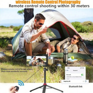 Poignée de téléphone compatible Bluetooth Magsafe, poignée d'appareil photo, stabilisateur de selfie, poignée de selfie pour iPhone Vlog