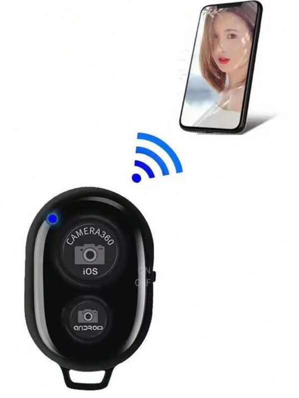 1pc Selfie Stick sans fil avec commande Ã  distance pour Android / IOS, Gadgets de selfie â€“ Image 2