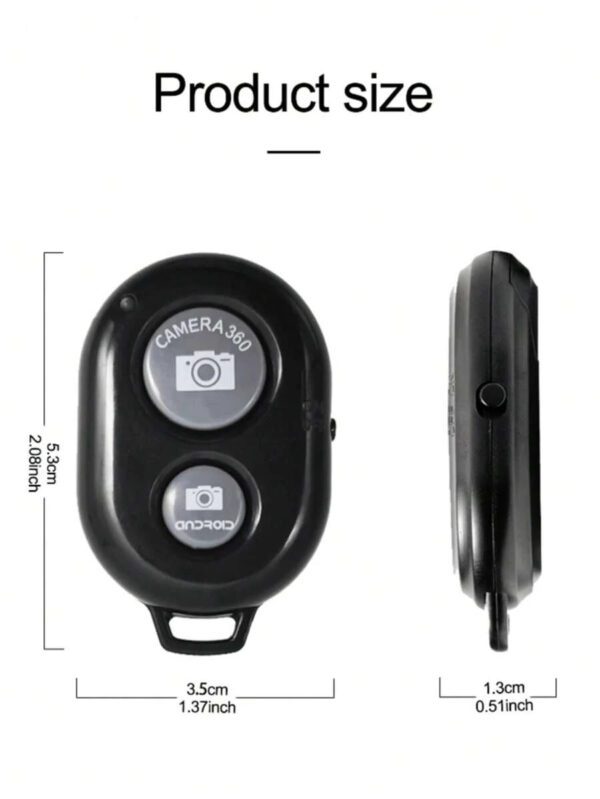 1pc Selfie Stick sans fil avec commande Ã  distance pour Android / IOS, Gadgets de selfie â€“ Image 3